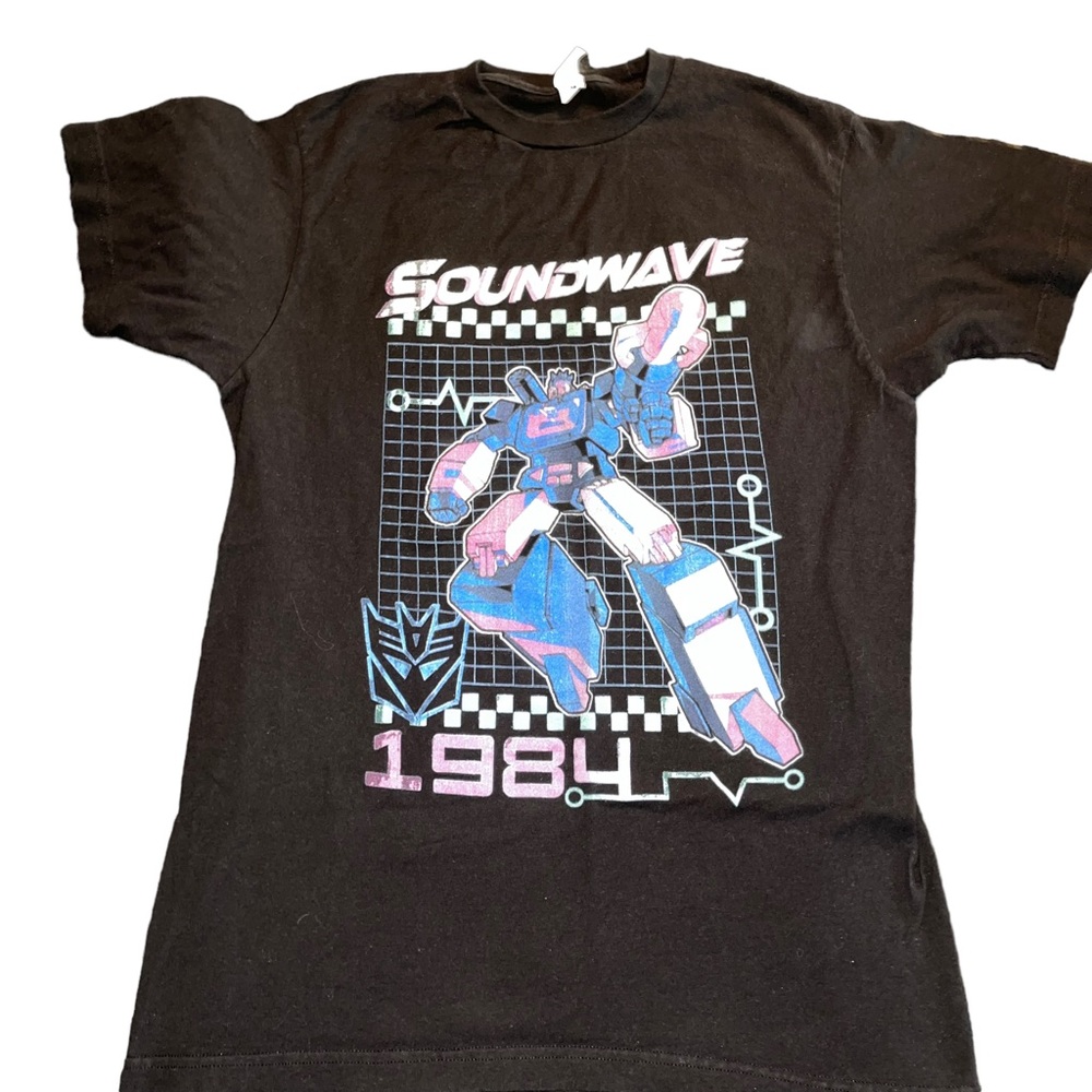 Tultex Soundwave Transformer Men’s T-Shirt Size Medium Optimus Prime 90’e Retro